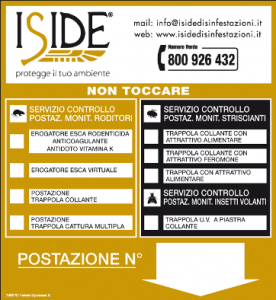 cartello segnalatore iside