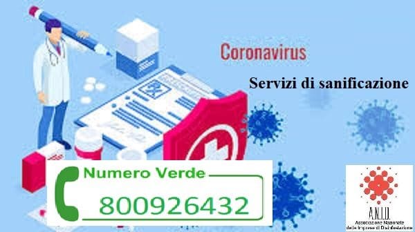 servizio di sanificazione covid
